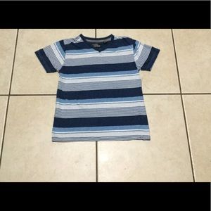Boys blue stripped tee